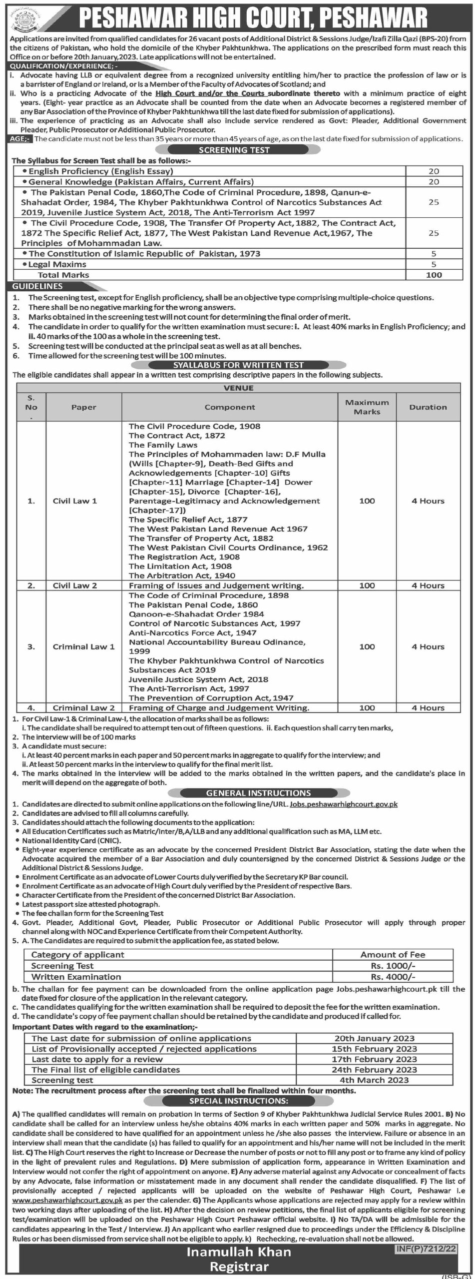 peshawar-high-court-jobs-2023-applying-last-date-eligibility-criteria